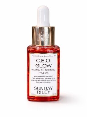 Sunday Riley C.E.O. Glow Face Oil — Red, Gold, White